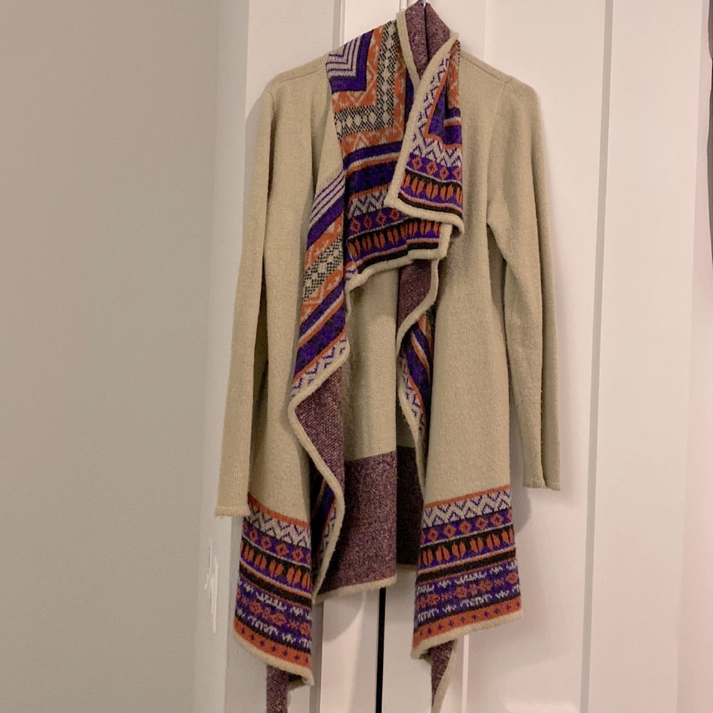 Kensie long patterned sweater